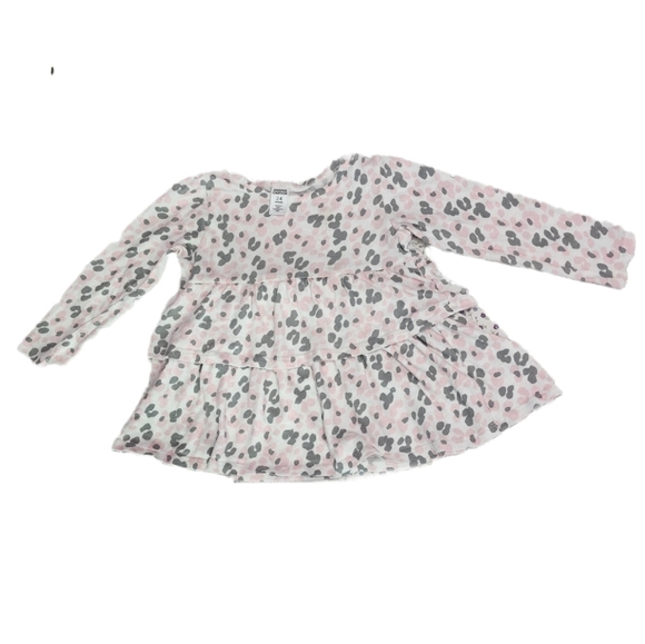 Toddler Girl Long Sleeve Top and Fleece Lined Leggings pair 2T - Picture 2 of 7